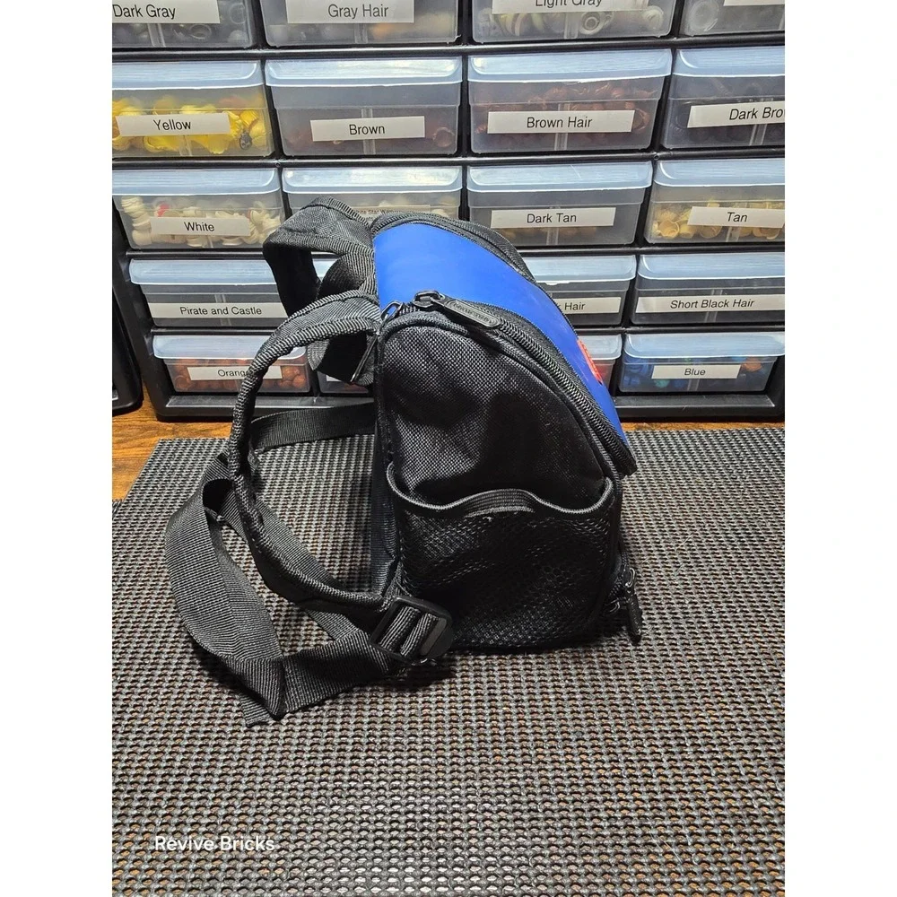 Official Nintendo Handheld Mini Backpack Travel Bag Case Black / Navy Great Cond